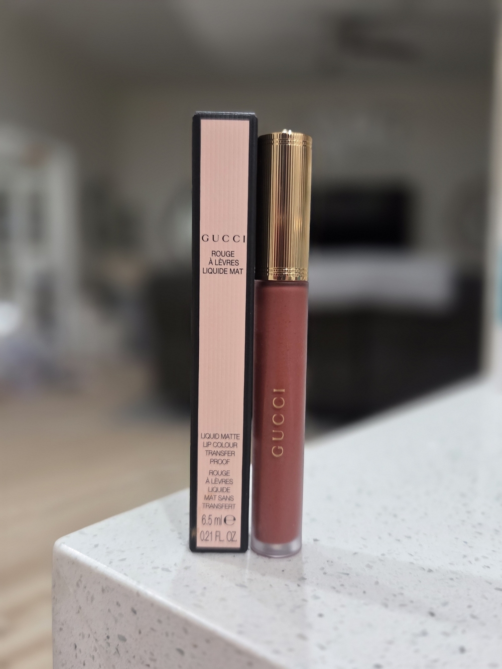 Gucci Liquid Matte Lip Color — Valeria  Rose 217